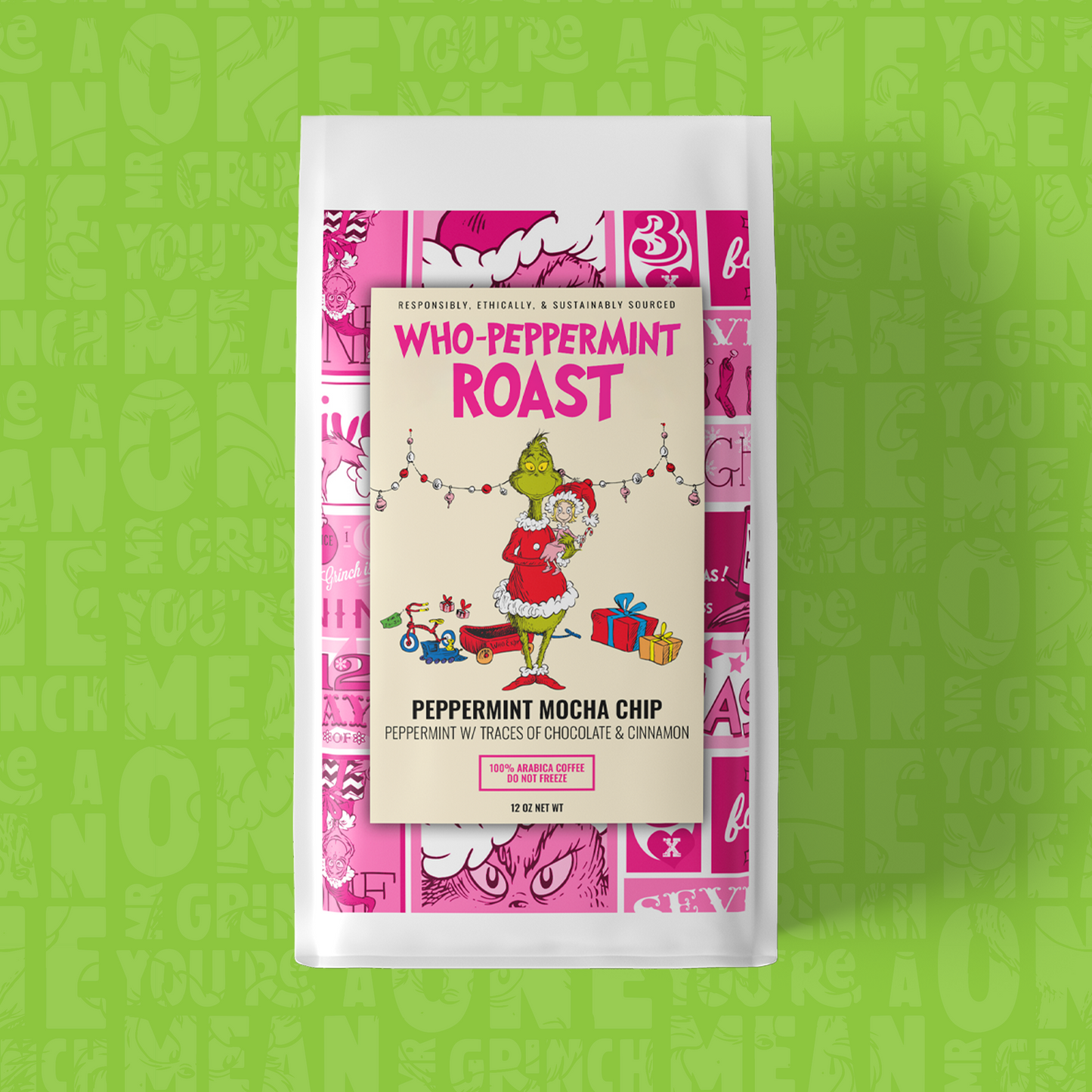 Who-Peppermint Roast : Peppermint Mocha Chip Coffee
