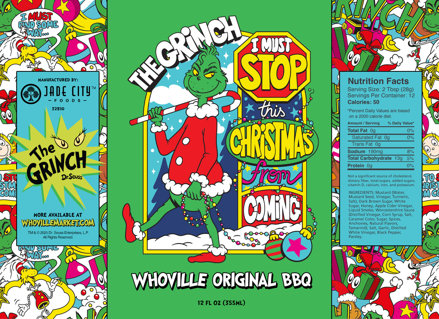 I Must Stop This Christmas From Coming : Whoville Original BBQ Sauce