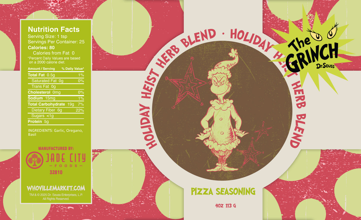 Grinch Seasonings 5-Pack