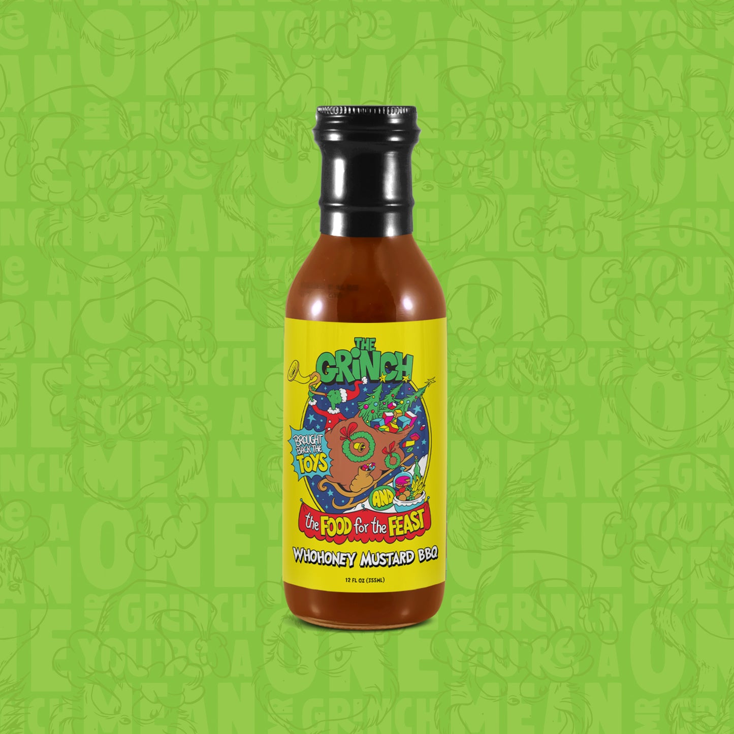 Grinch BBQ Sauce 3-Pack