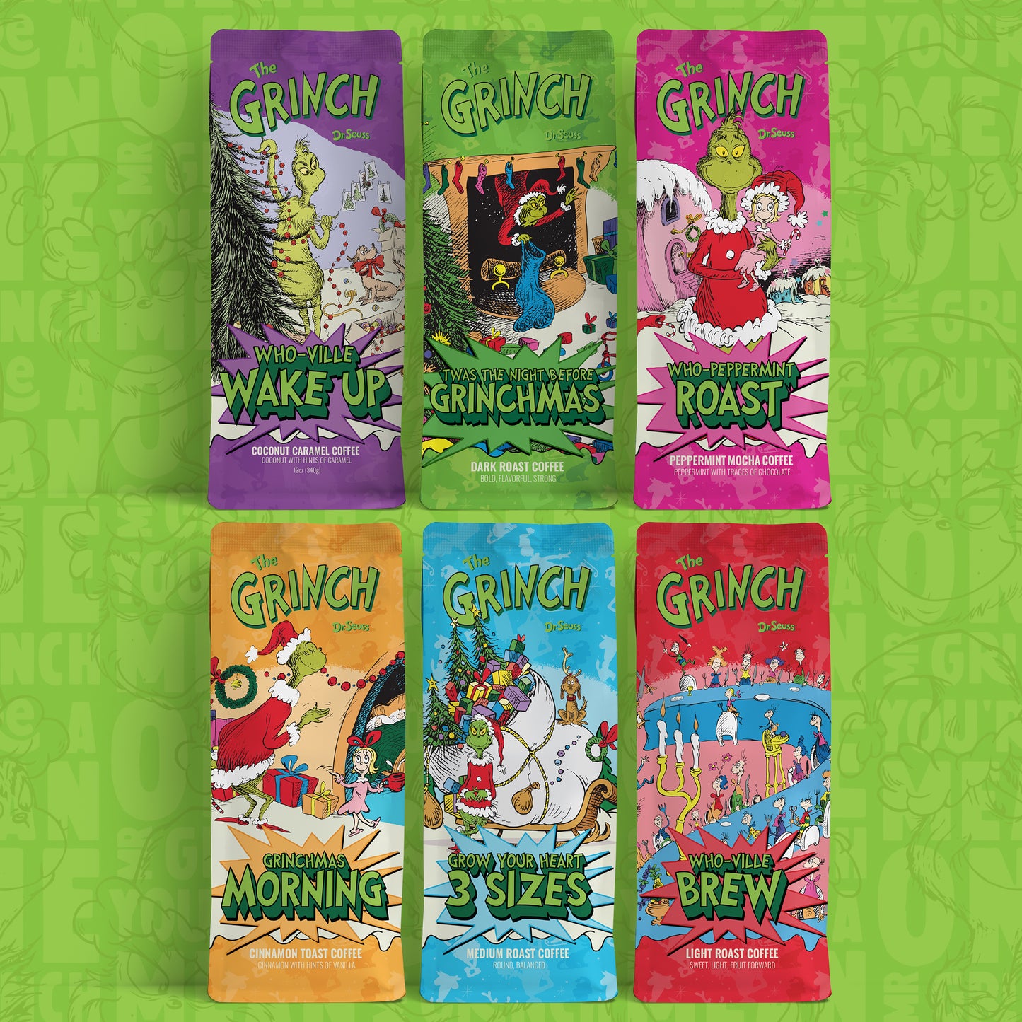 Grinch Coffee 6-Pack