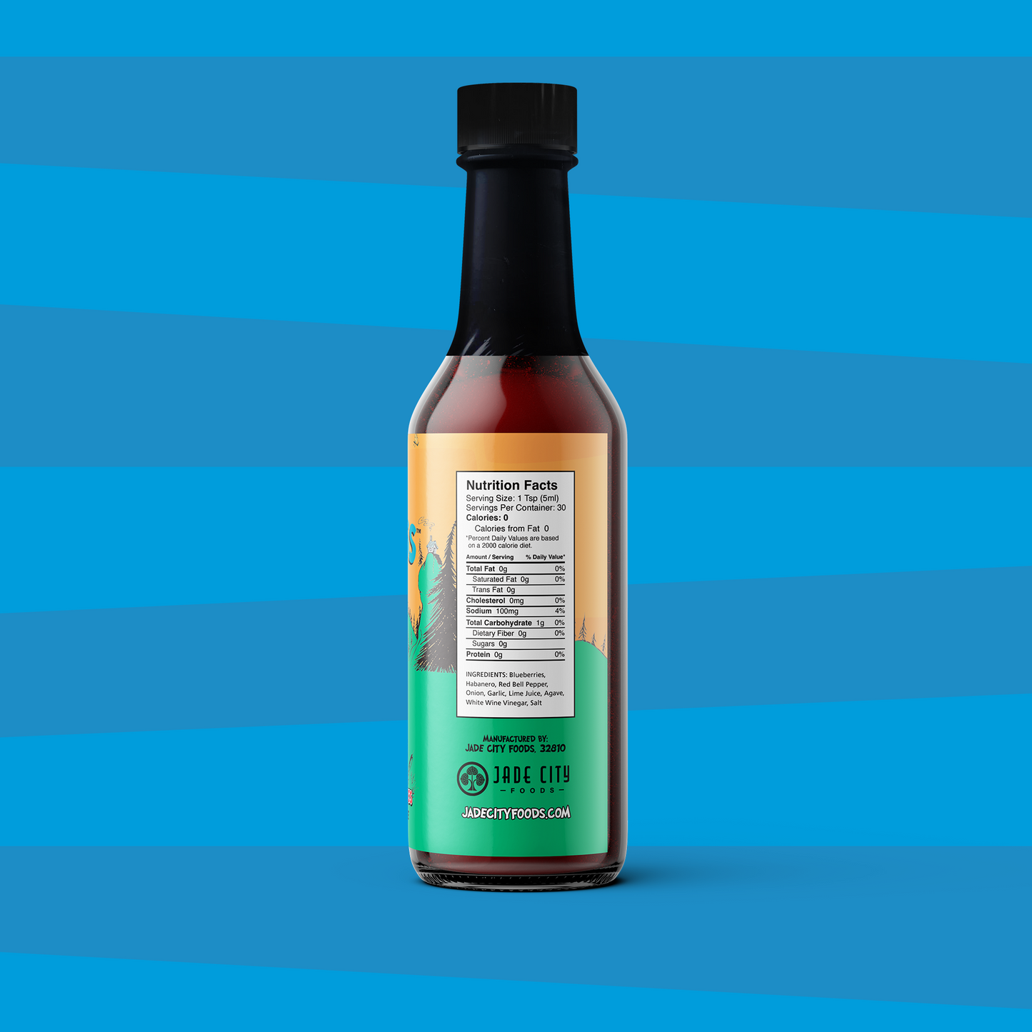 The Ruler of All Sauces : Blueberry Habanero Sauce