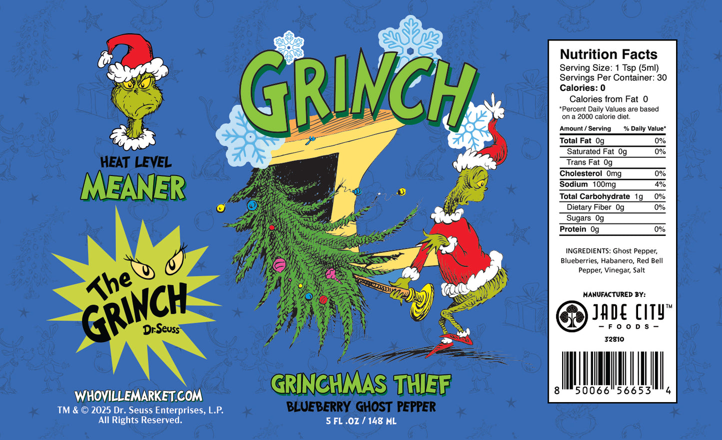 Grinch Hot Sauce 5-Pack : Series 2