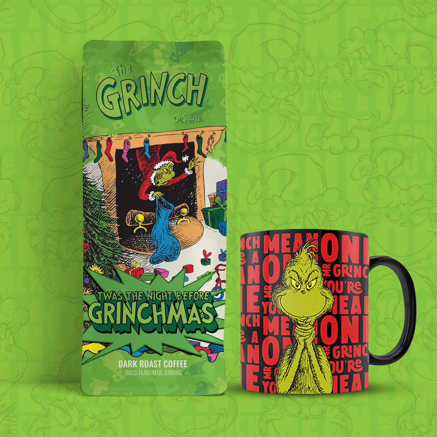 Grinch Coffee & Mug Combo