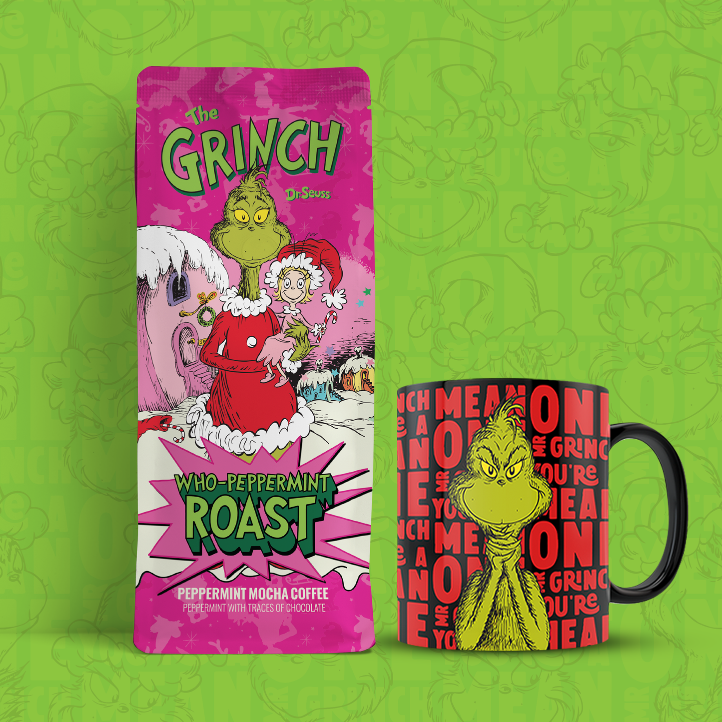 Grinch Coffee & Mug Combo