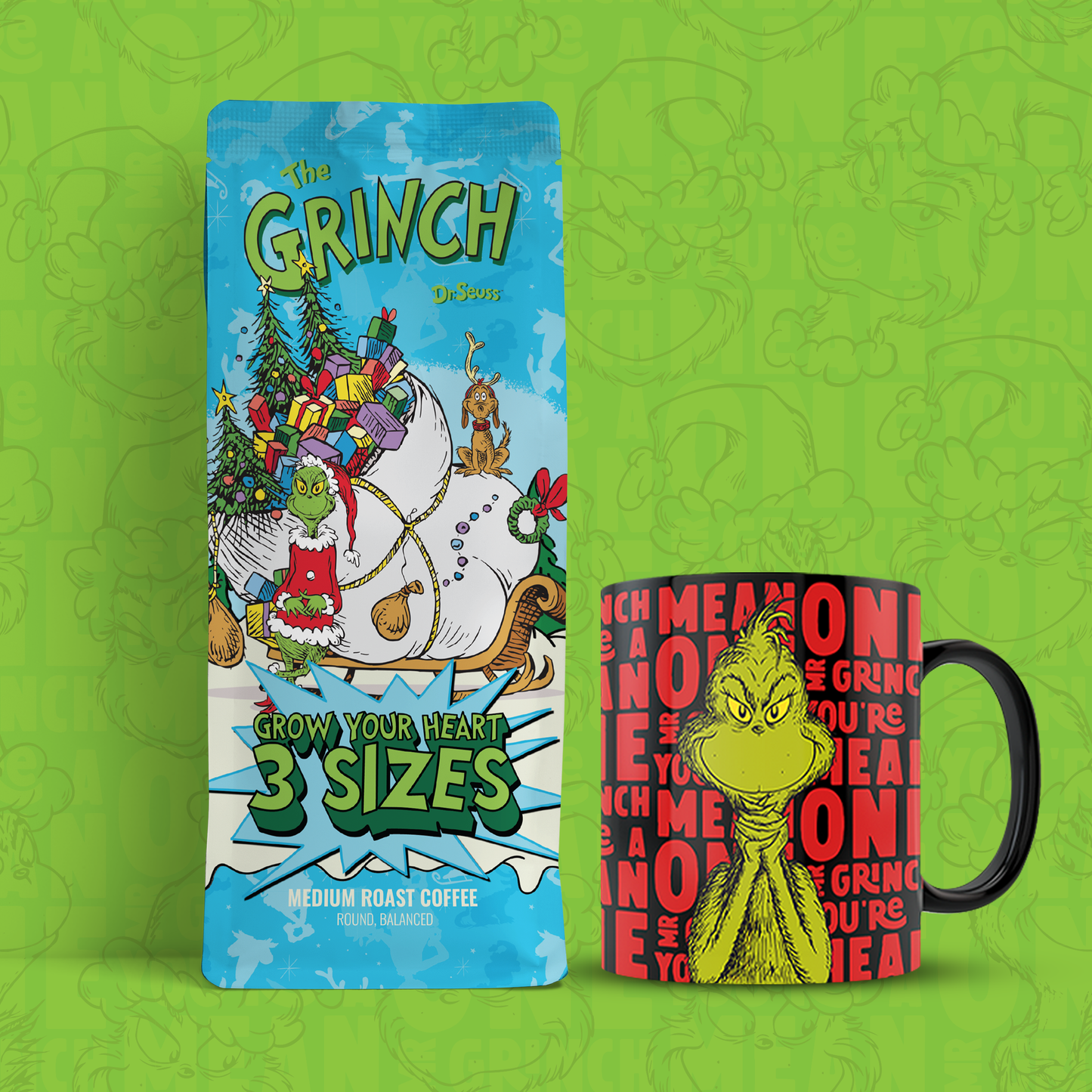 Grinch Coffee & Mug Combo