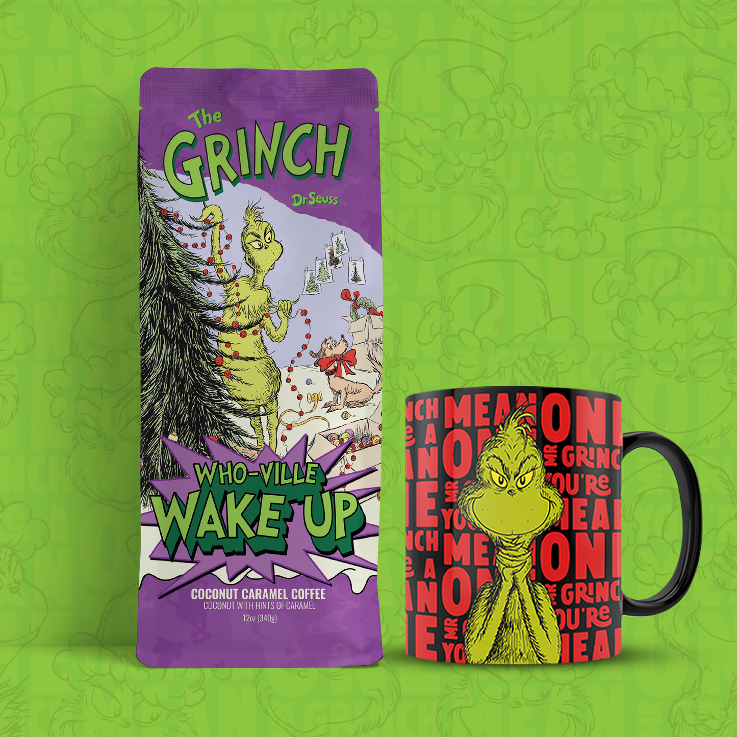 Grinch Coffee & Mug Combo