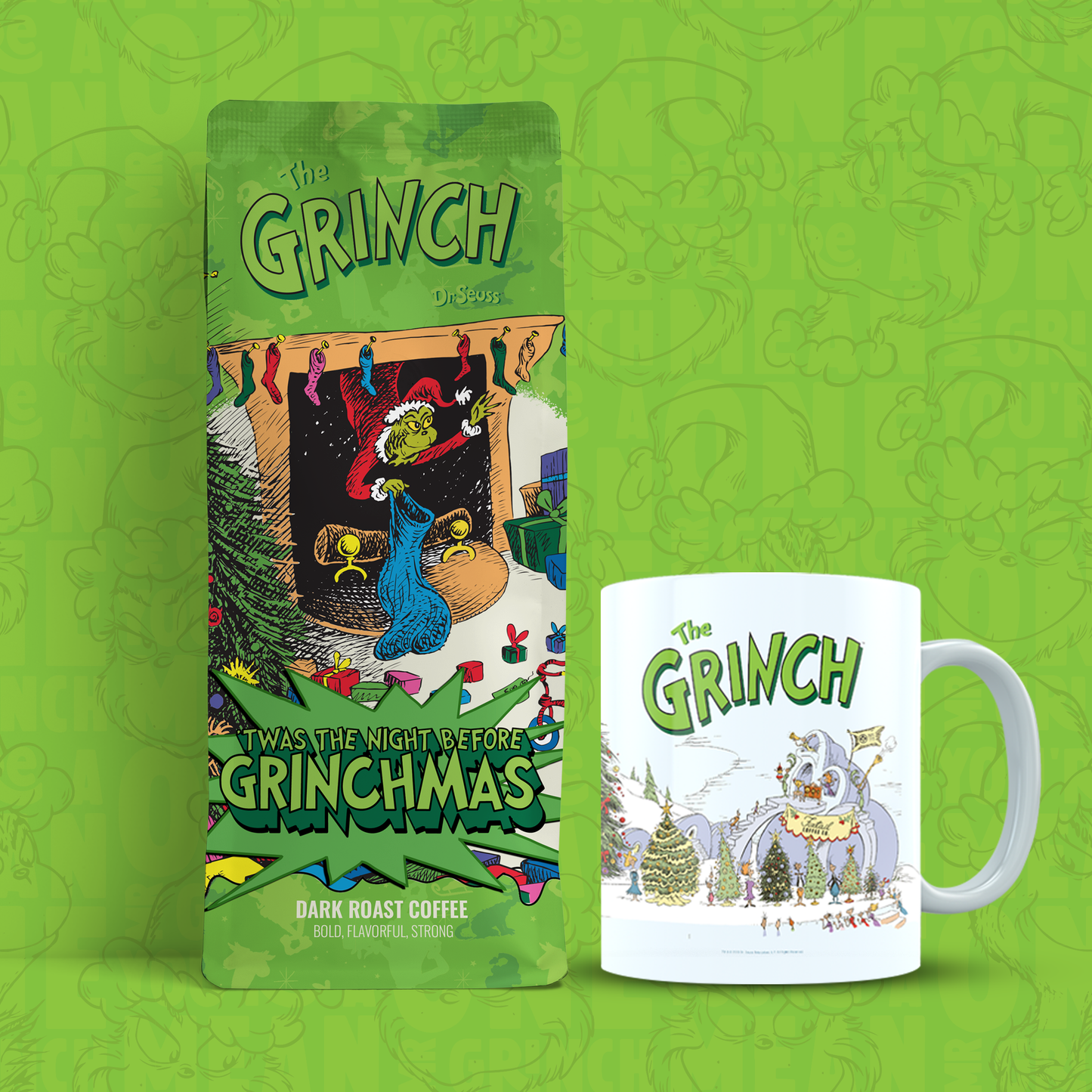 Grinch Coffee & Mug Combo