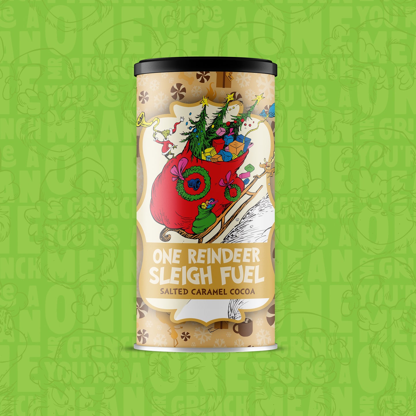 One Reindeer Sleigh Fuel : Salted Caramel Cocoa