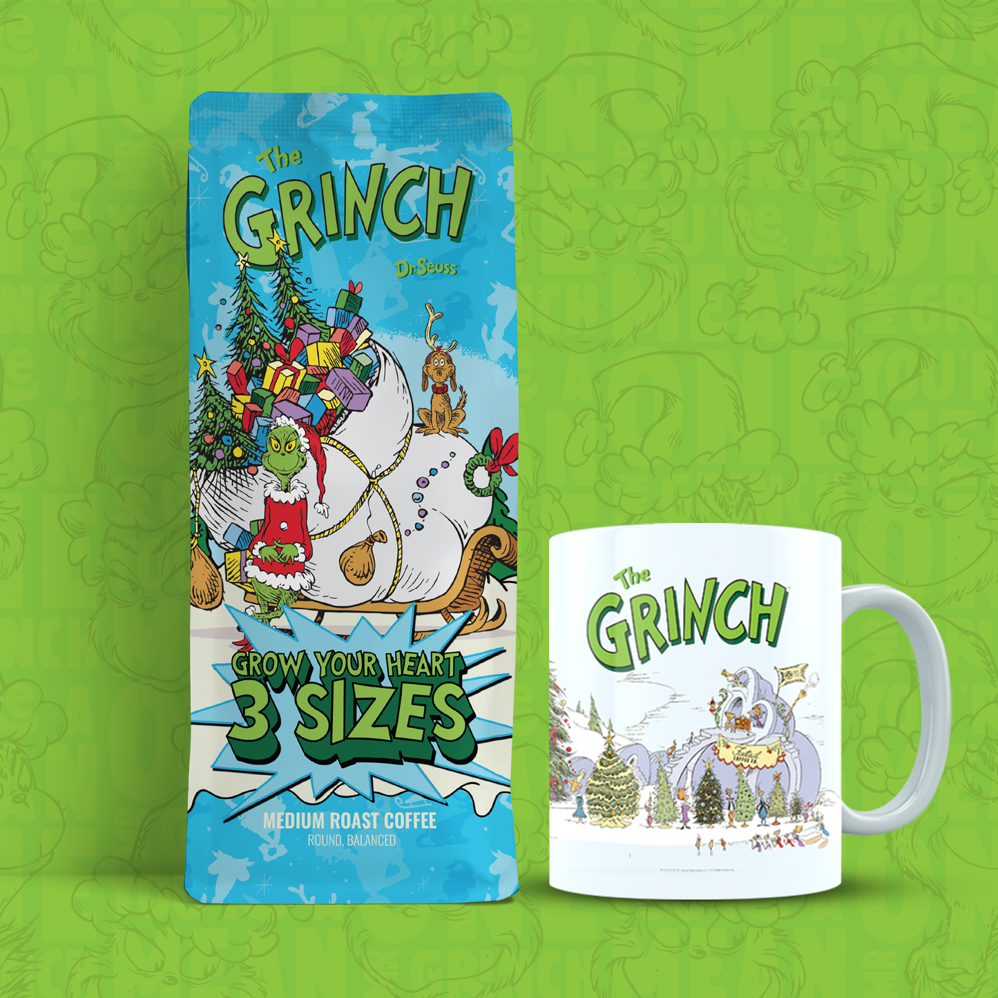 Grinch Coffee & Mug Combo