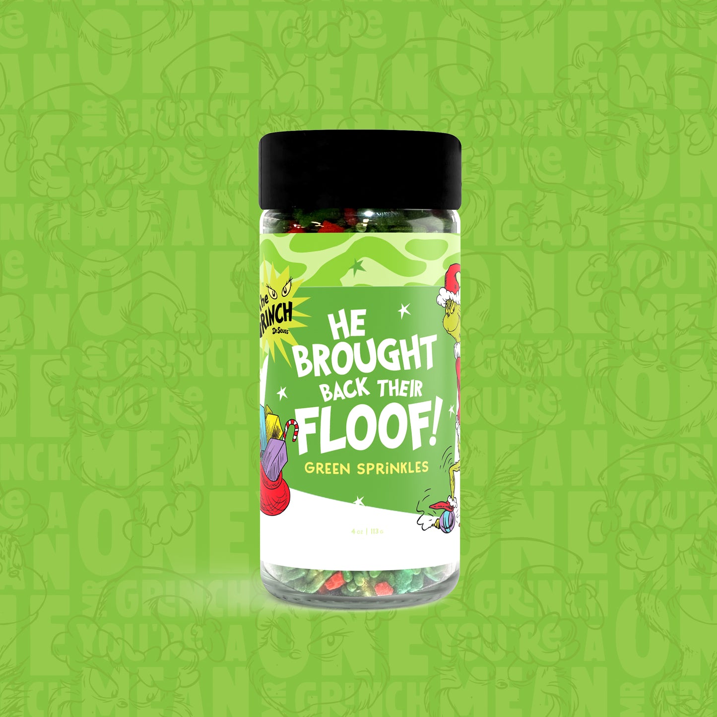 Grinch Sprinkles 3-Pack