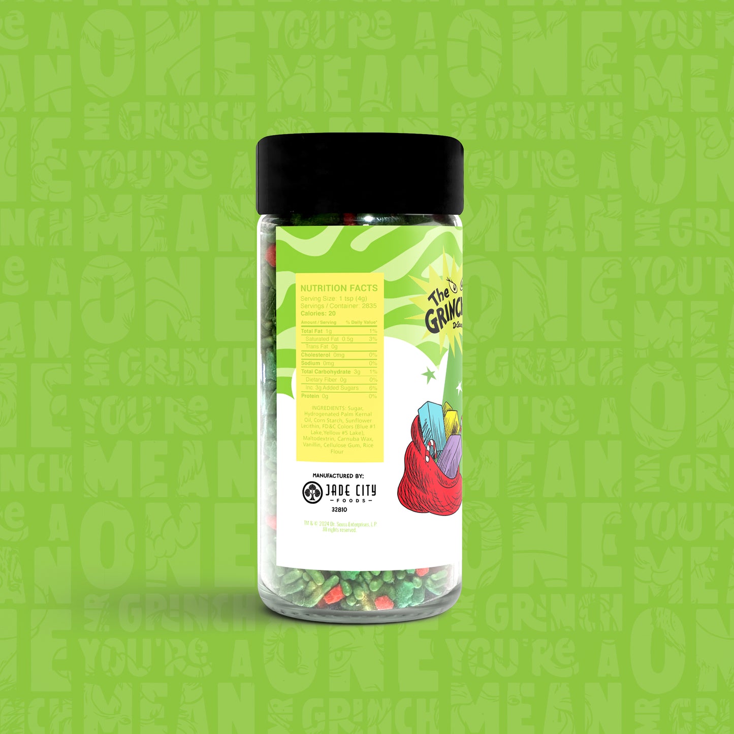 Grinch Sprinkles 3-Pack