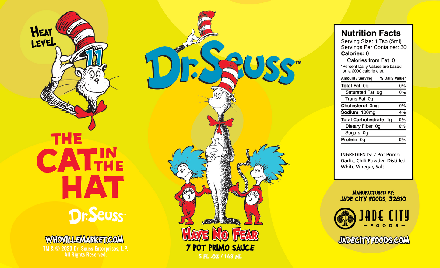 Dr. Seuss Hot Sauce 4-Pack