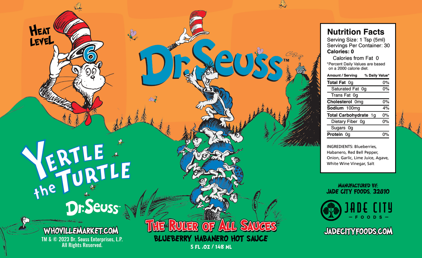 Dr. Seuss Hot Sauce 4-Pack